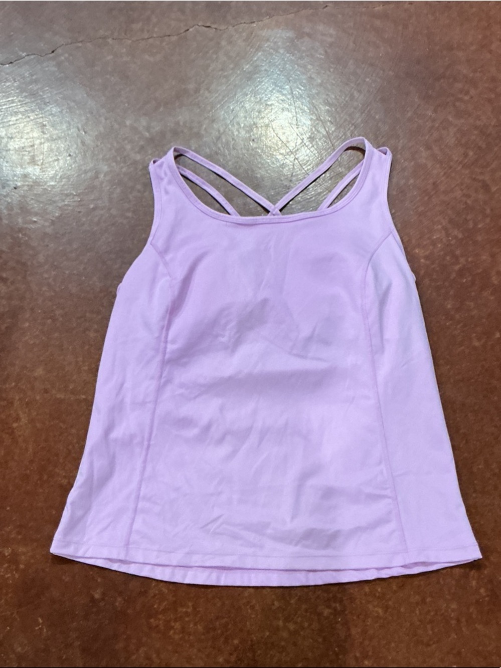 Xersion Lavender Cross-Back Athletic Tank